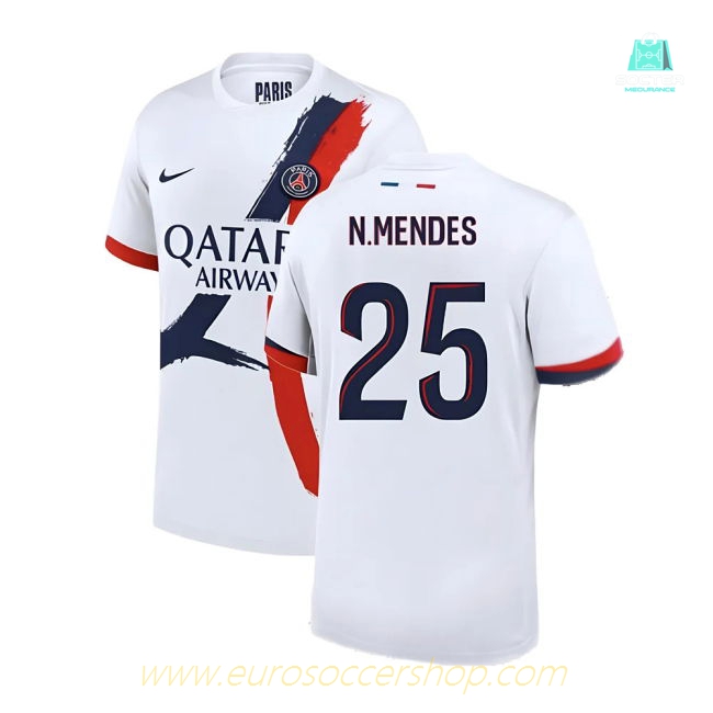 2024-2025 PSG Away Shirt (N.Mendes 25)