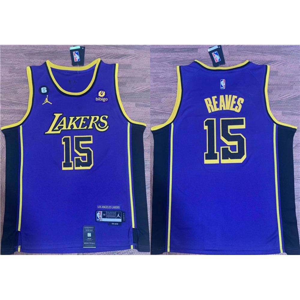 15 Los Angeles Lakers Purple Jersey - - Game Day Essential