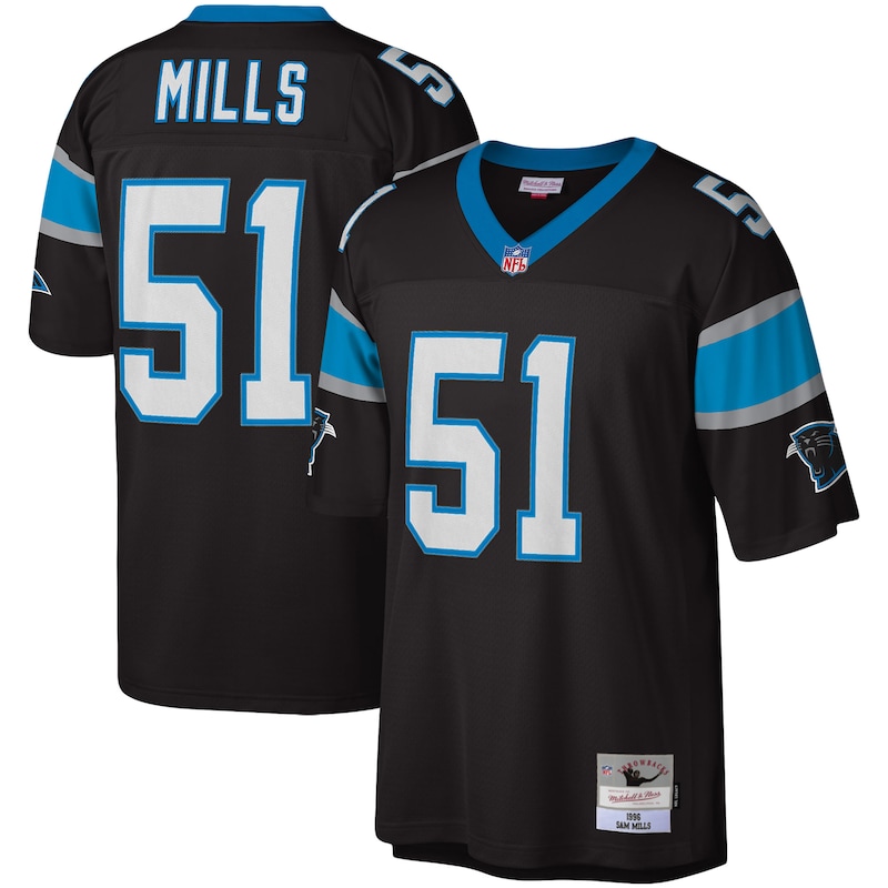 None Sam Mills CAR Panthers Championship Budget-Friendly Jersey
