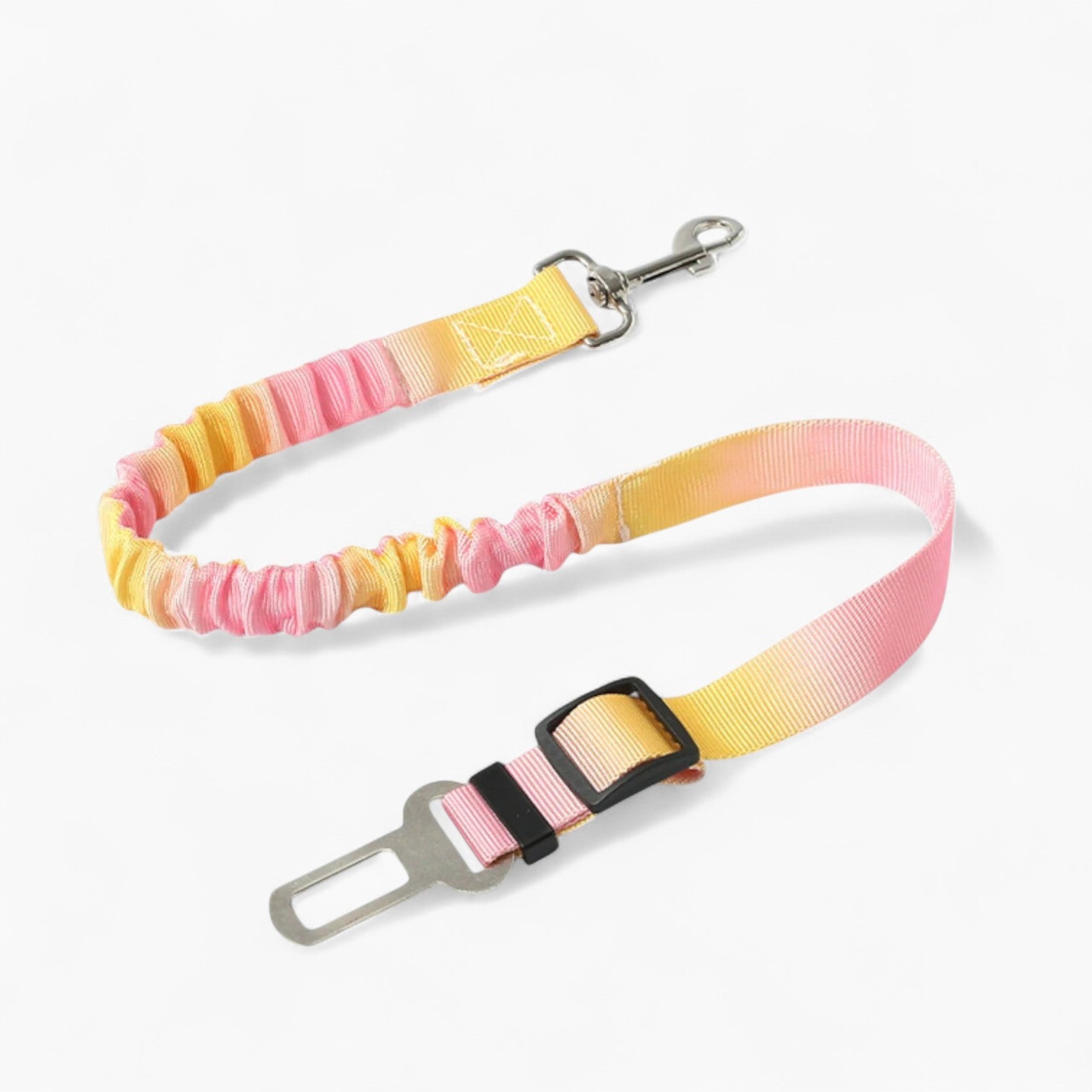 PawLuxe™ Frenchie Car Safety Seat Belt – Adjustable Anti-Rope Dog Seat Belt