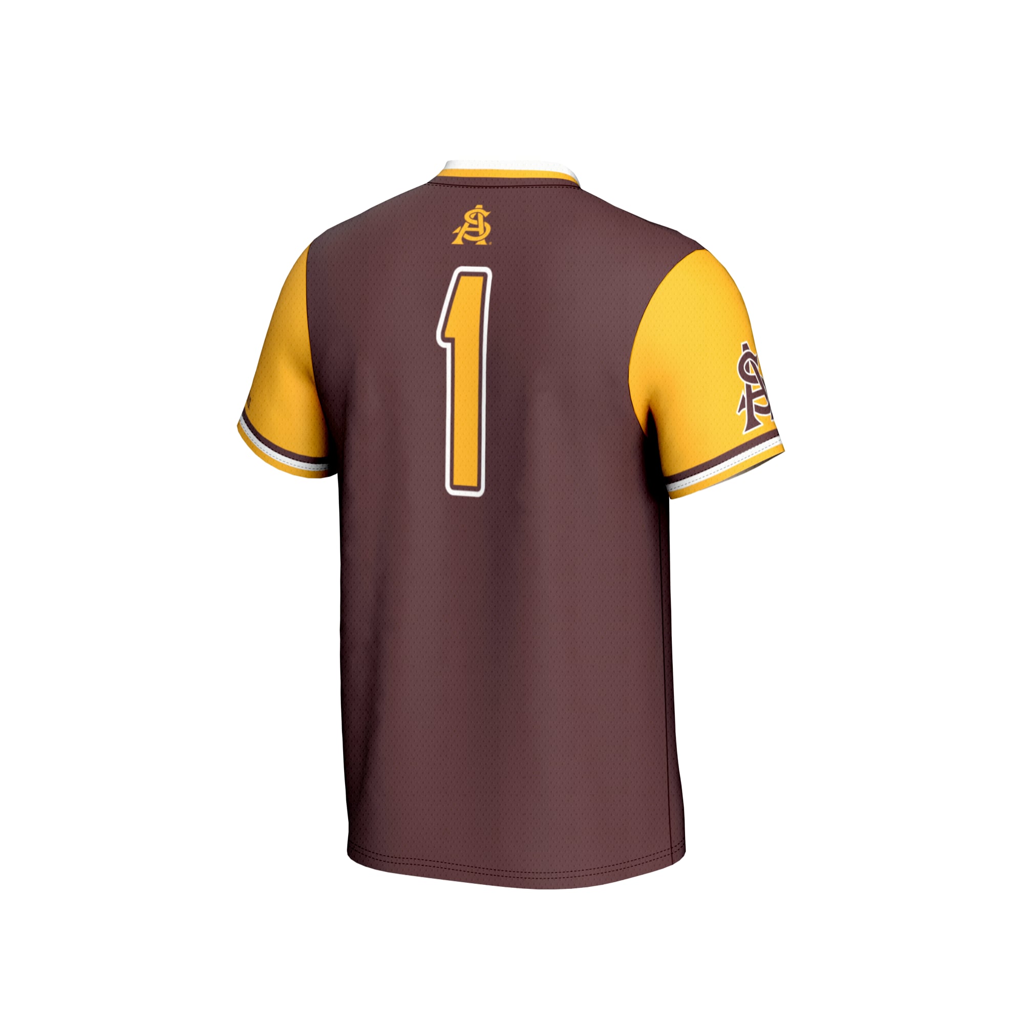 #1 Arizona State Sun Devils GameDay Greats Unisex Lightweight Collegiate Softball Fashion Jersey - Maroon