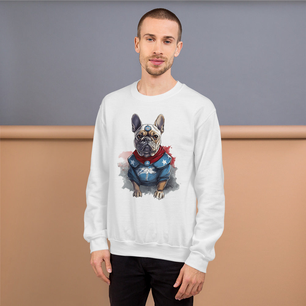 French Bulldog Adorable Frenchie Themed Unisex Sweatshirt Perfect For