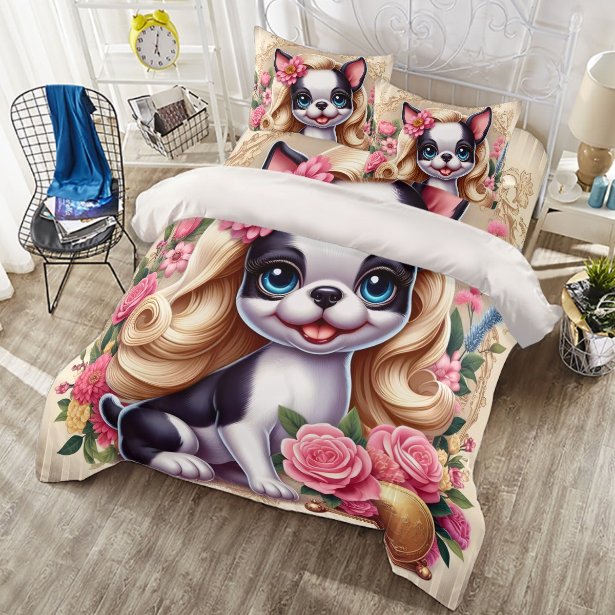 Rocko- Duvet Cover Set for Boston Terrier lovers
