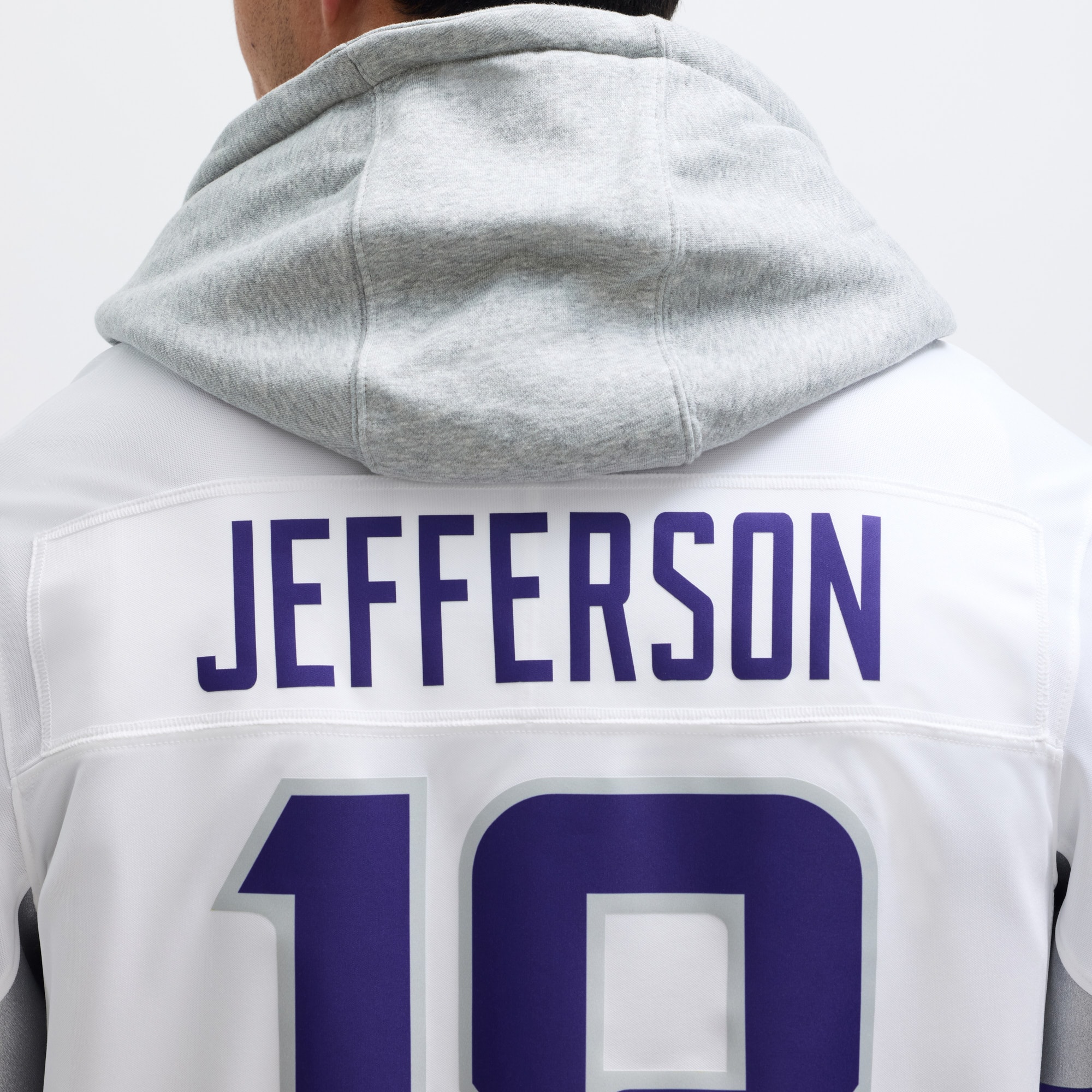 [LK] Justin Jefferson #18 Minnesota Vikings Alternate Vapor F.U.S.E. Limited Jersey - White
