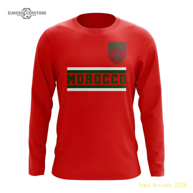 Atlas Lions Core Football Country Long Sleeve T-shirt (red)