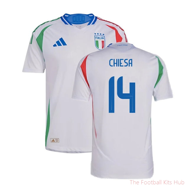2024-2025 Italy Authentic Away Shirt (CHIESA 14)