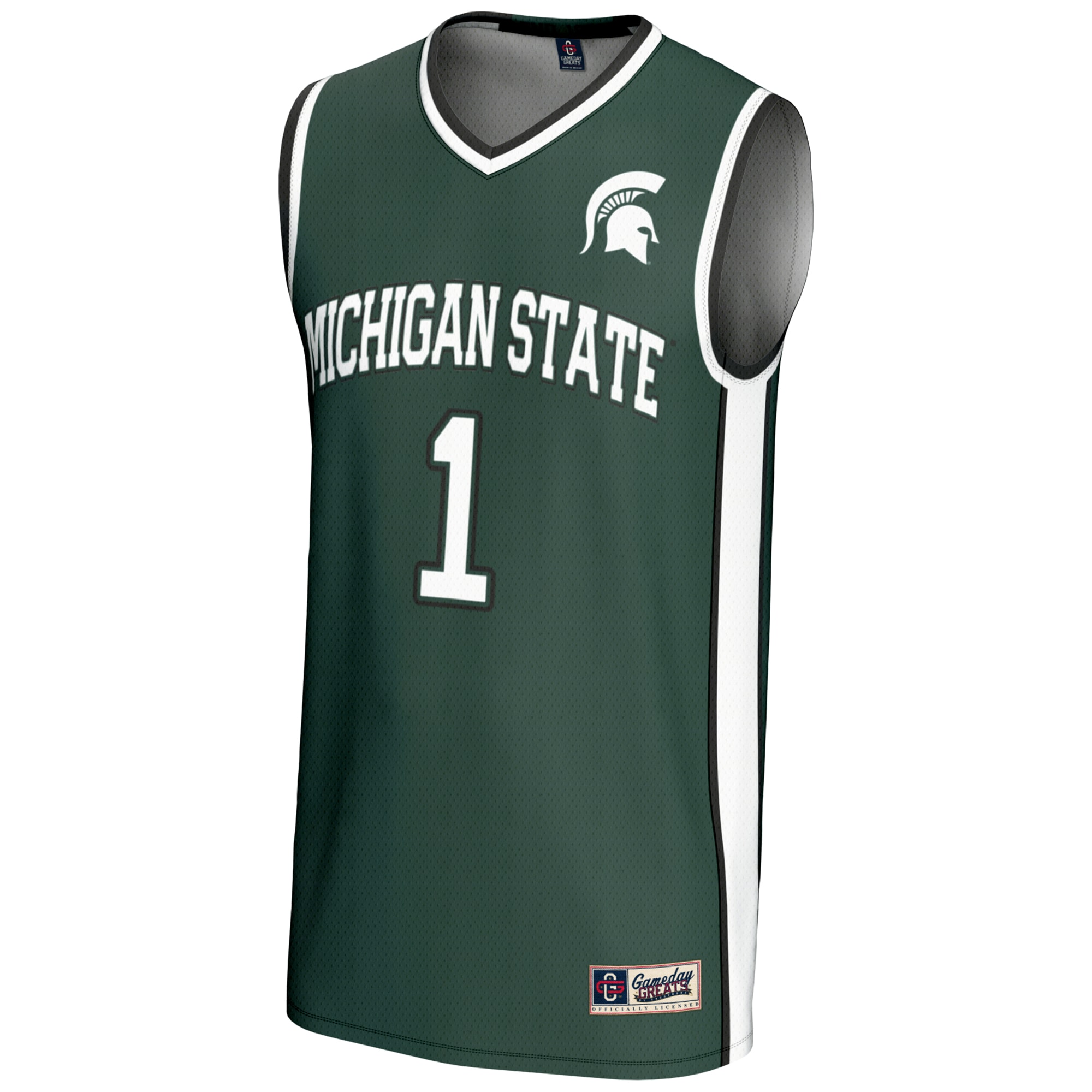 [DDG] Michigan State Spartans GameDay Greats Lightweight Basketball Jersey - Green