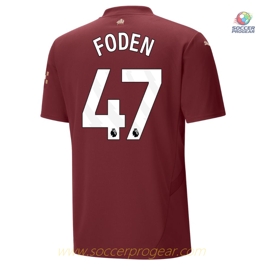 Youth Manchester City Third Soccer Shirt Soccer Shirt 2024/25 Collection Foden