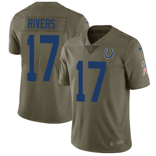 NFL I C Colts #17 Philip Rivers Team Color Limited Jers-v10