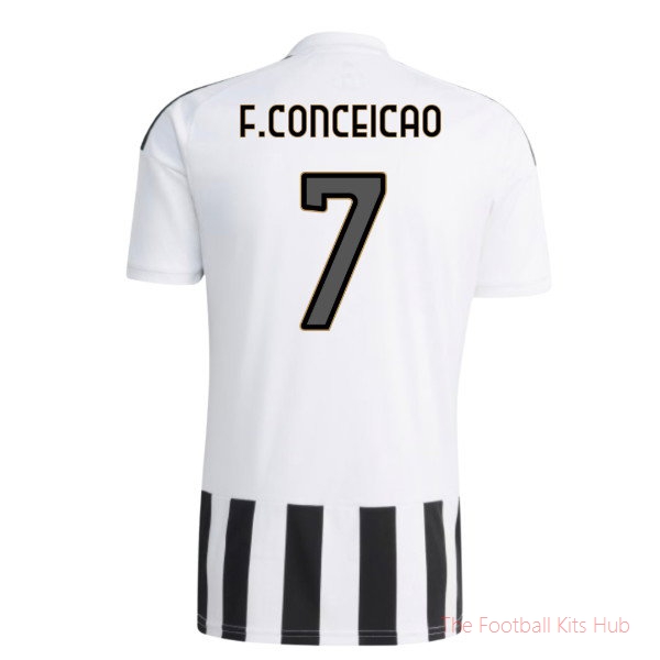 Juventus Home Shirt 2026-2027 F Conceicao #7 Soccer Jersey