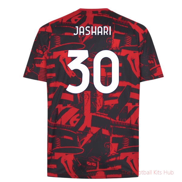Club Soccer AC Milan Warm Up 2026-2027 Jersey (Jashari 30)