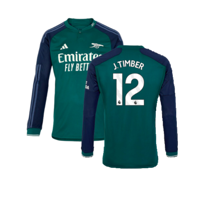 2023-20 Arsenal Third Jersey Timber #12 Edition L M S