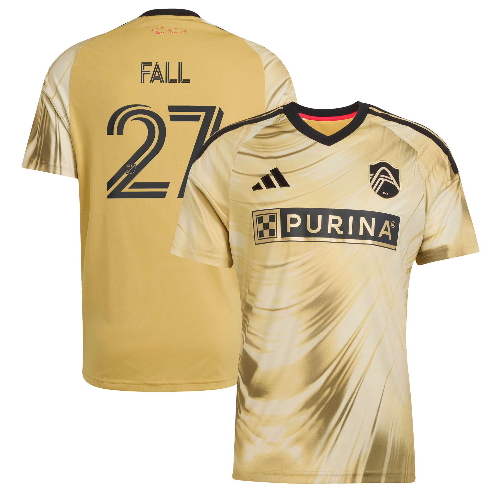 [SJH] Fallou Fall St. Louis CITY SC 2026 The Tina Turner Kit Replica Jersey - Yellow