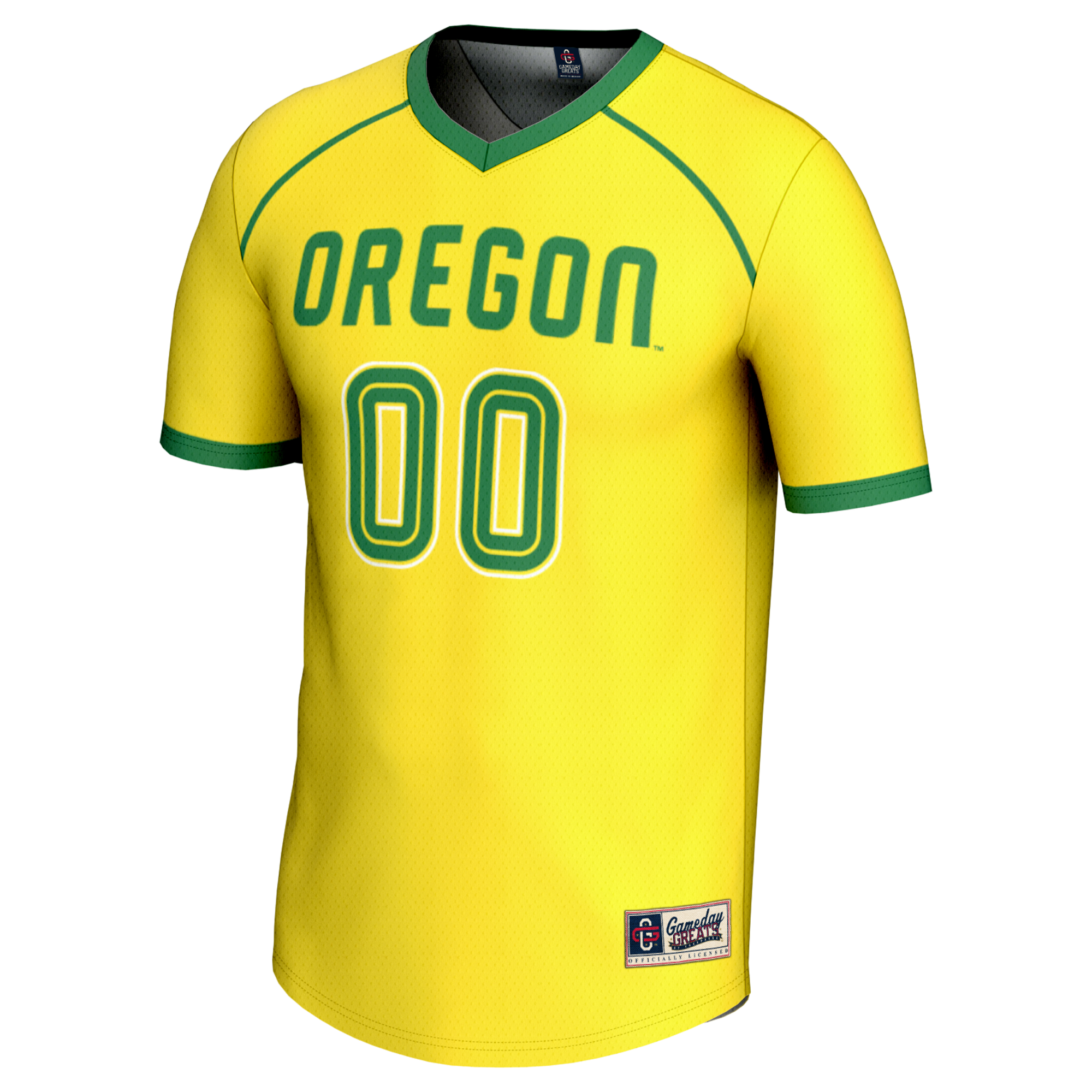 [DDG] Oregon Ducks GameDay Greats Youth Women's Lacrosse NIL Lightweight Jersey - Yellow