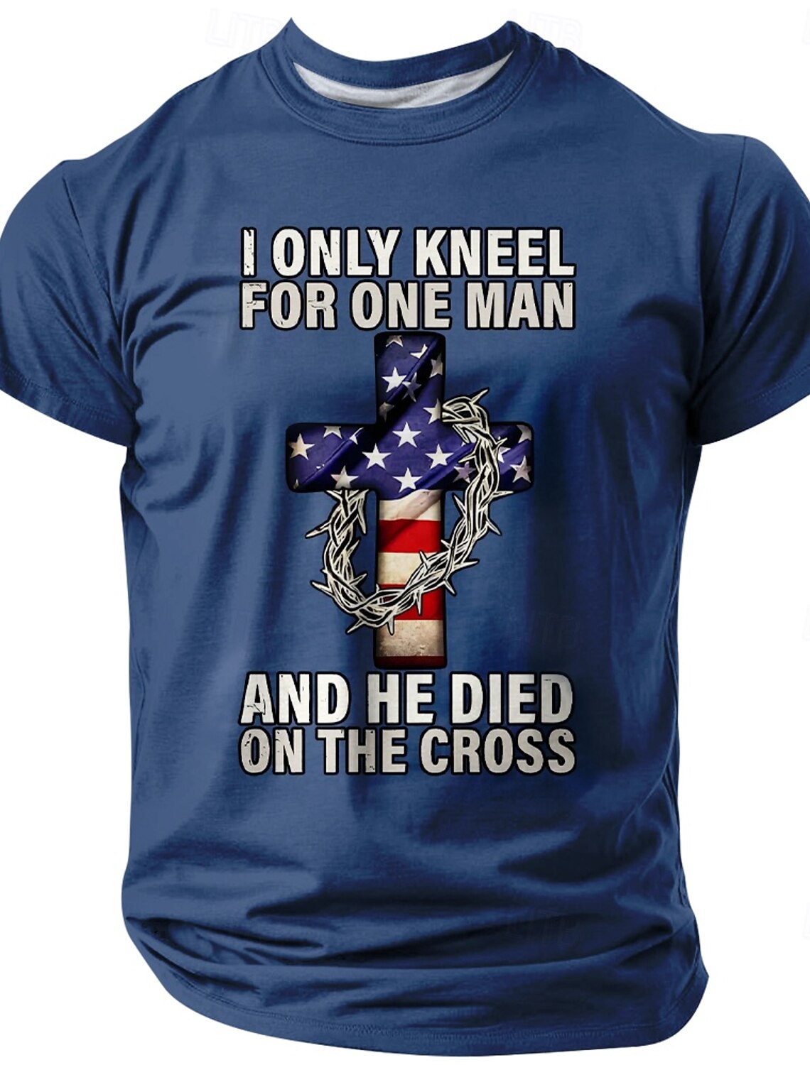 4th of July 2026 250th Memorial Day Patriotic Patriot 3D Print Crew Neck Short Sleeve T-Shirt Casual Daily Street