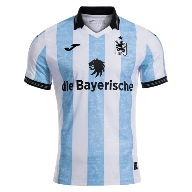 1860 Munich 2025-2026 Home Football Jersey (Your Name) | Discounted