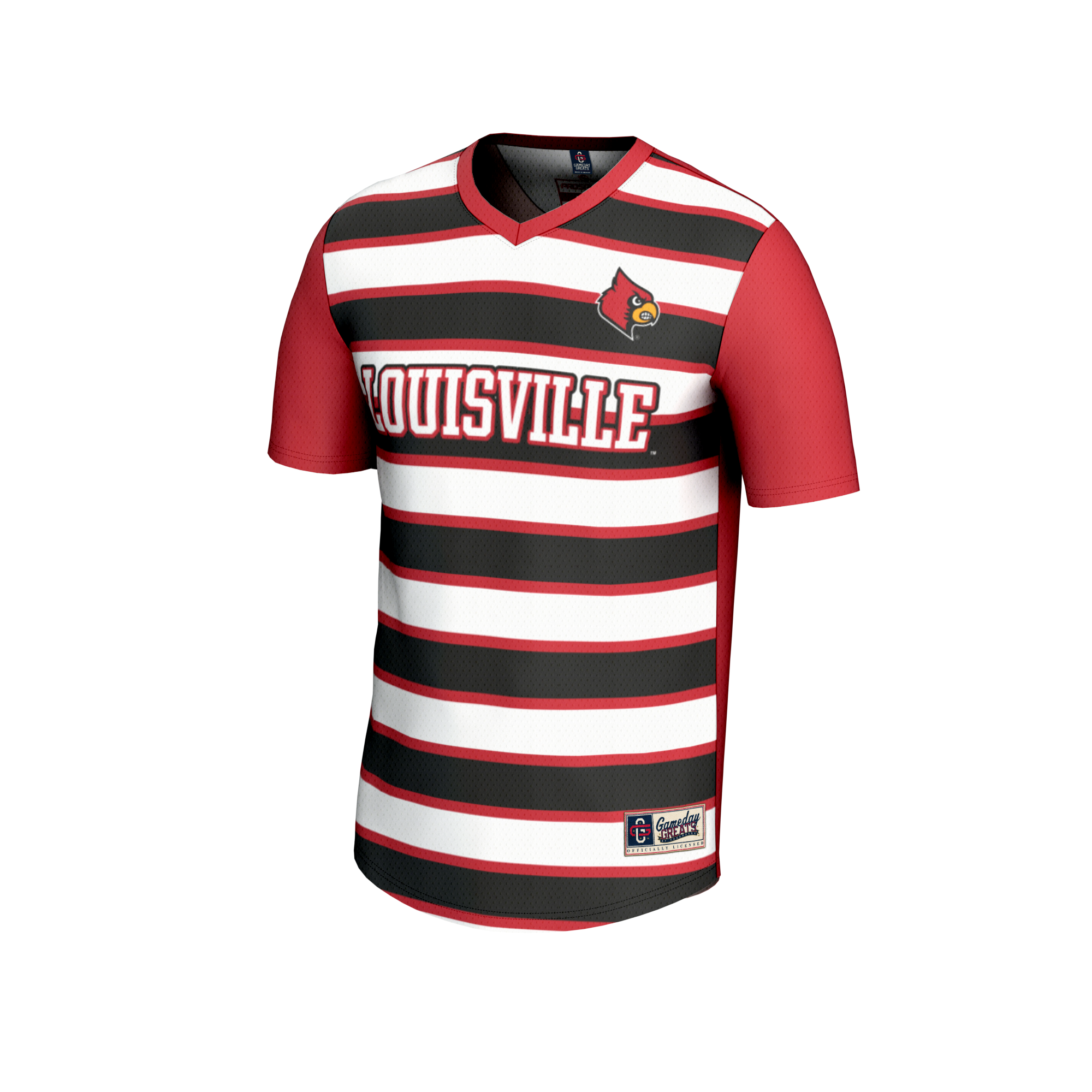 [LK] Louisville Cardinals GameDay Greats Youth NIL Pick-A-Player Collegiate Women's Soccer Lightweight Fashion Jersey - Red
