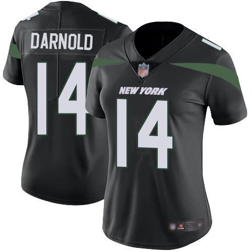 NFL Y J Jets Sam Darnold #14 Black Limited Game Jersey - Premium