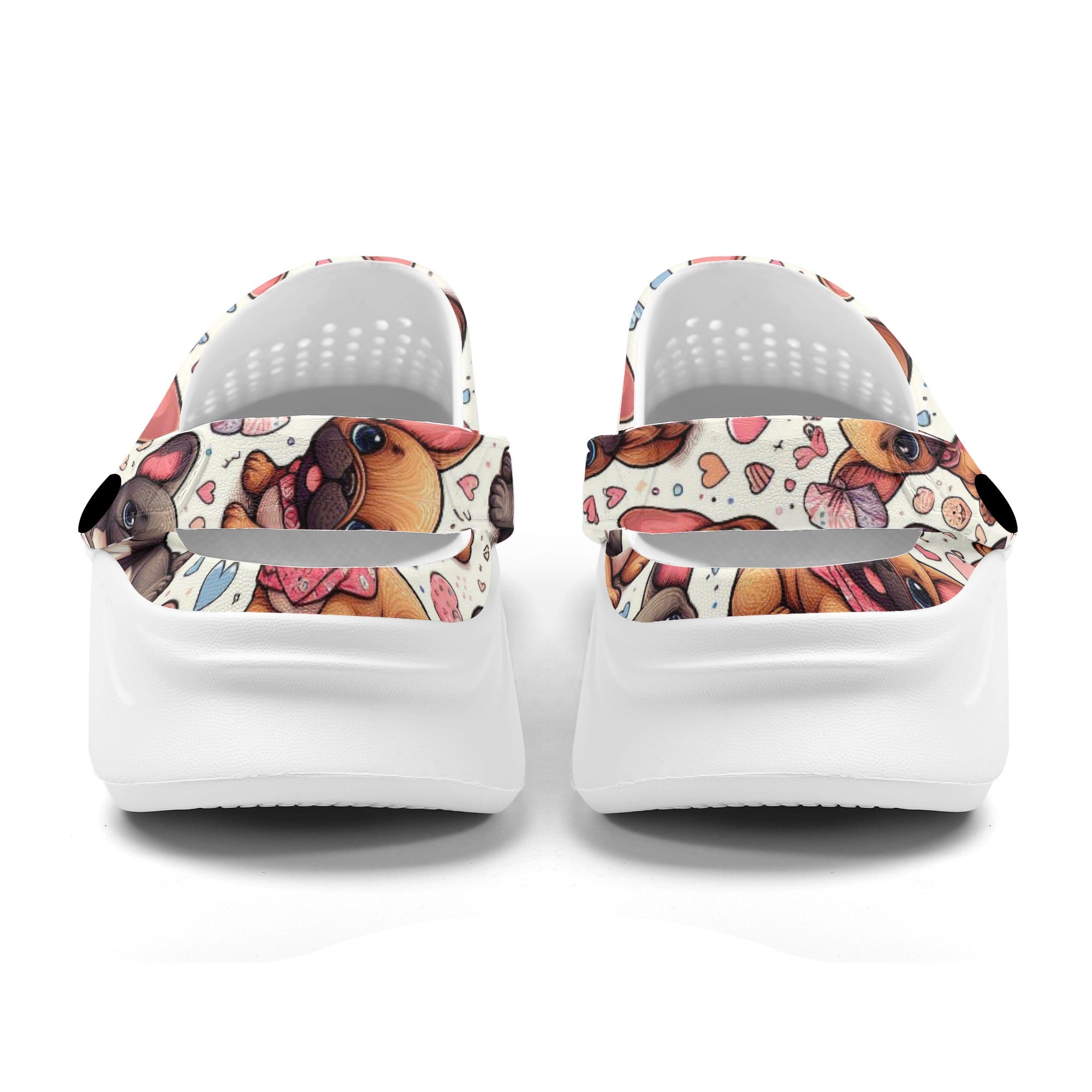 French Bulldog Paisley Summer Hollow Out Clogs Essential Dog Supply