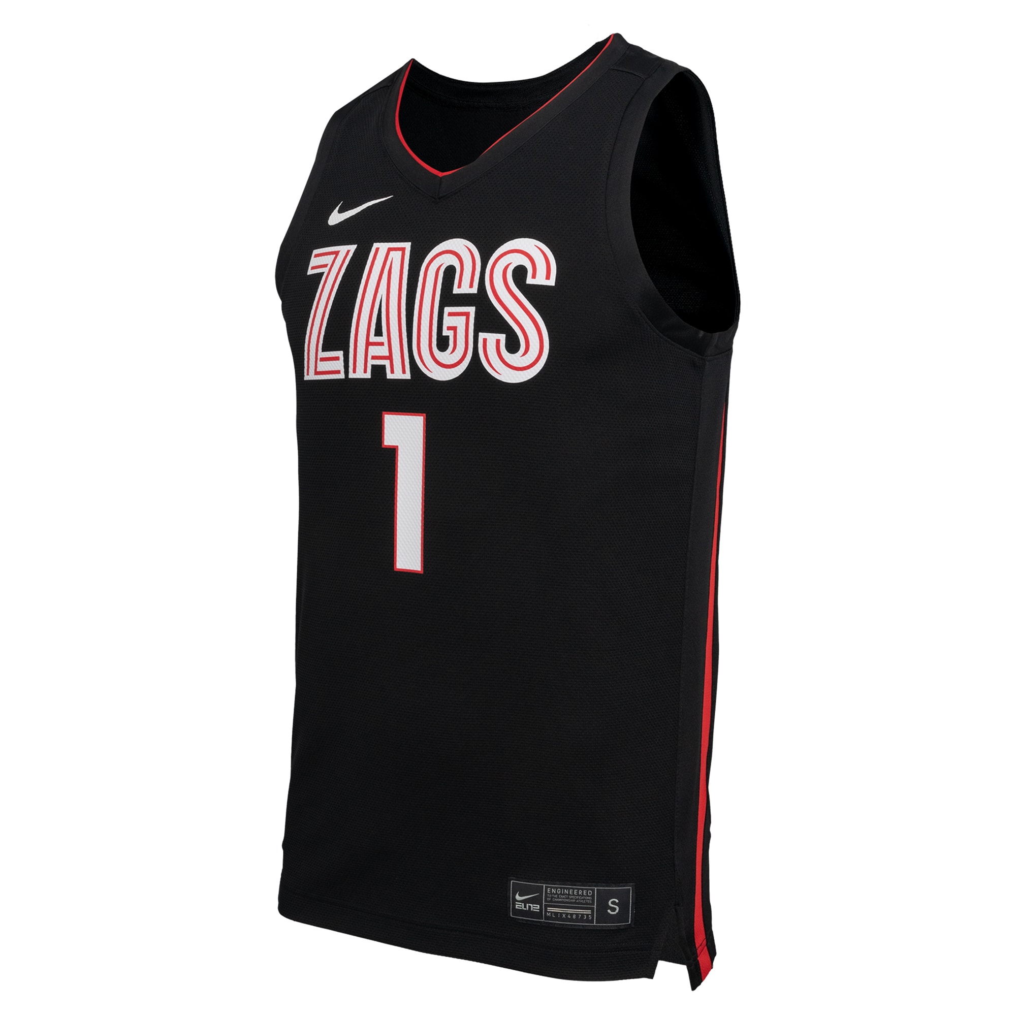[NJP] Gonzaga Bulldogs Replica Basketball Jersey - Black
