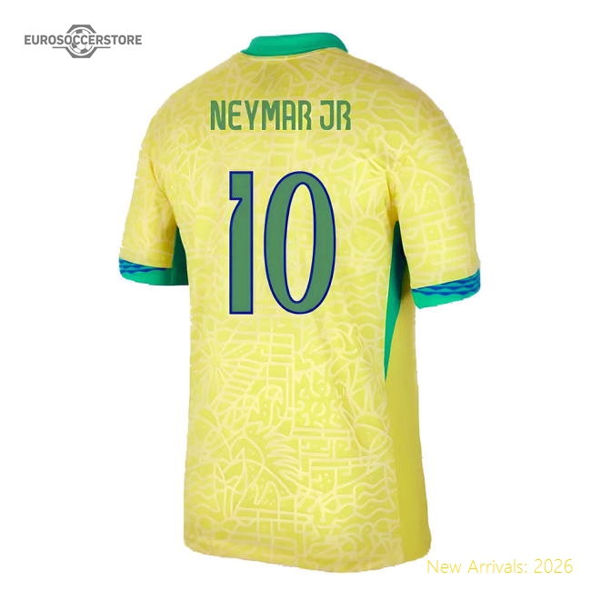 Pro Neymar Brazil Jersey - Soft Vintage Value Timeless Durability