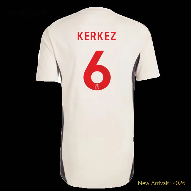 Kid-approved Liverpool Kids Kerkez Jersey 2025-2026 Soft-touch