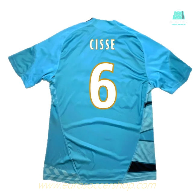Marseille 2009-10 Away Shirt ((Excellent) M) (Cisse 6)
