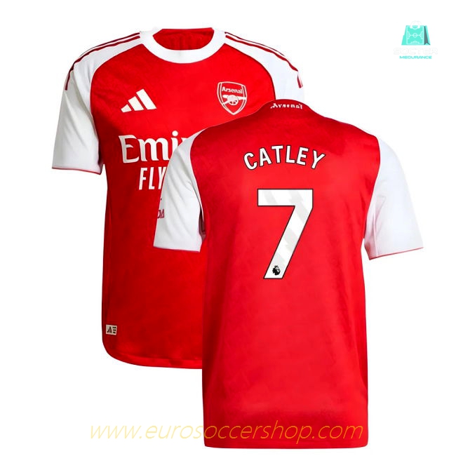 2025-2026 Arsenal Authentic Home Shirt (Catley 7)