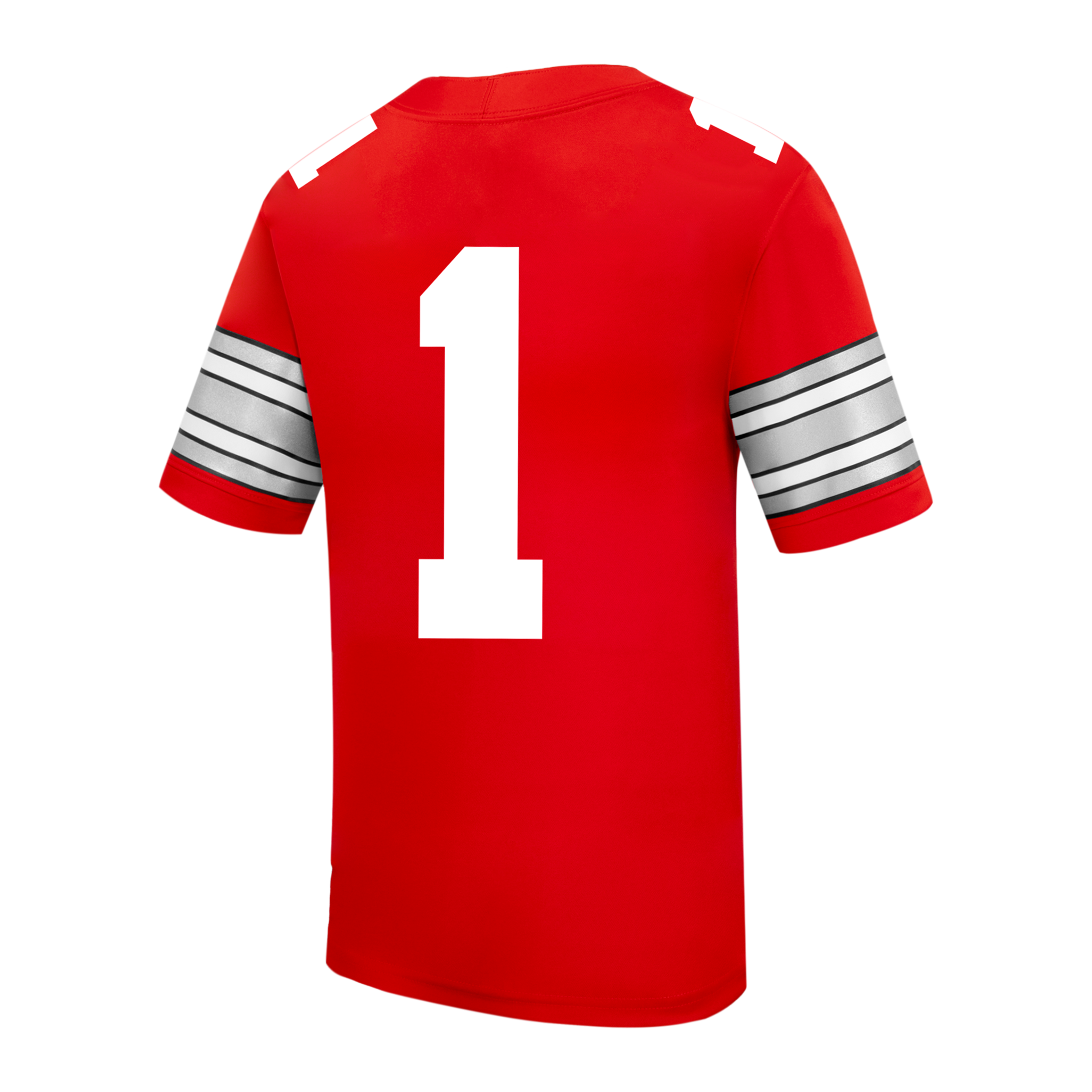 Youth #1 Scarlet Ohio State Buckeyes Football Jersey