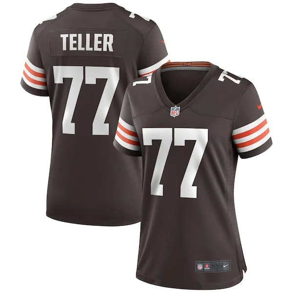 None Wyatt Teller Game Jersey - Brown | NFL Player Jersey | NFL Footba