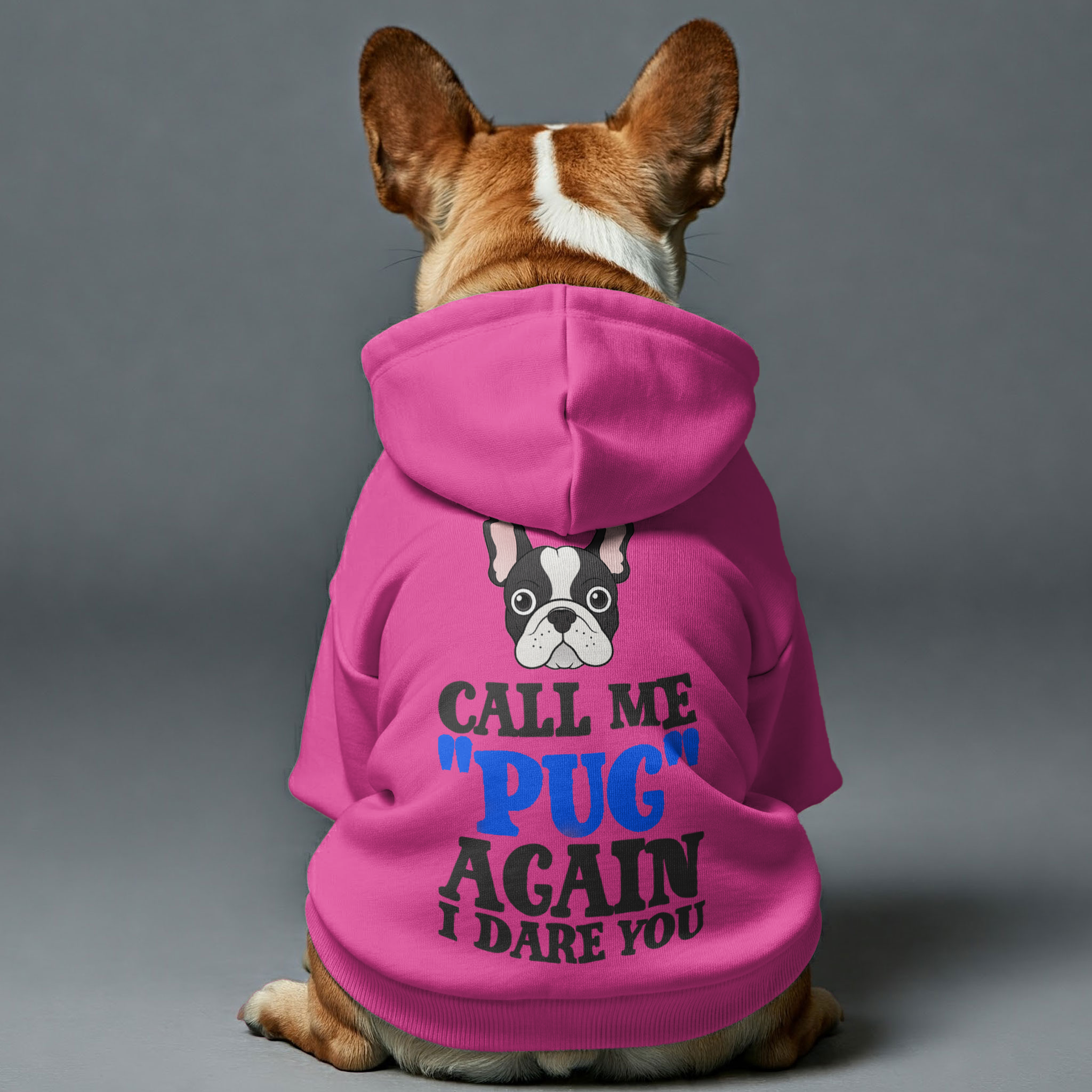 French Bulldog I Dare You Personalized French Bulldog Hoodies With