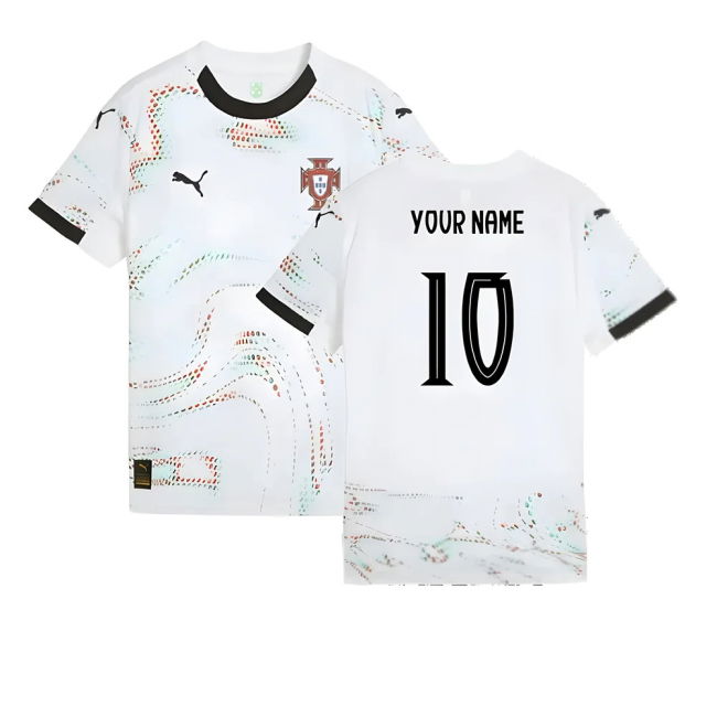 Kids 2025-2026 Portugal Football Team Away Shirt