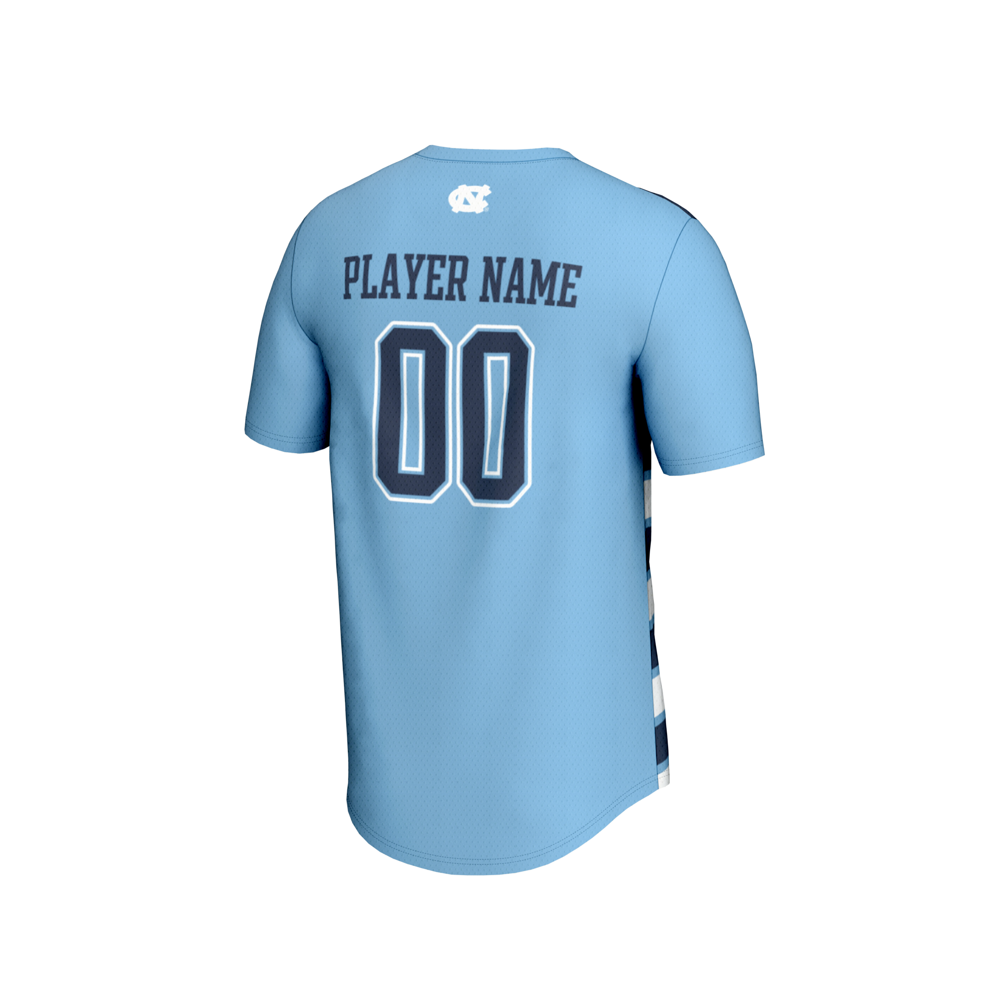 [NJP] North Carolina Tar Heels GameDay Greats Youth Collegiate Men's Soccer NIL Pick-A-Player Fashion Jersey - Carolina Blue/Navy