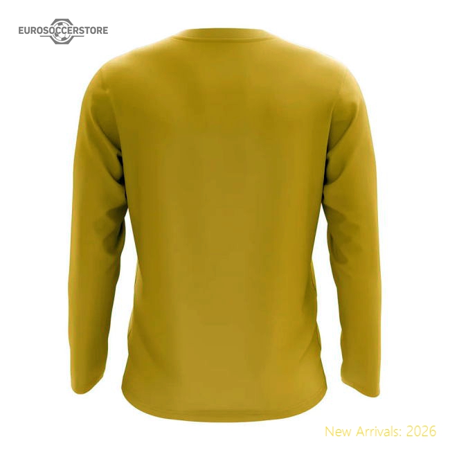 Excellent Guinea Core Football Country Long Sleeve T-shirt (yellow)