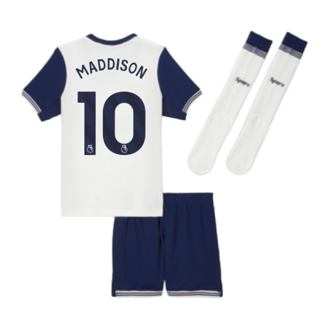 Spurs Tottenham Hotspur Home Mini Kit Maddison #10 Authentic Desig...