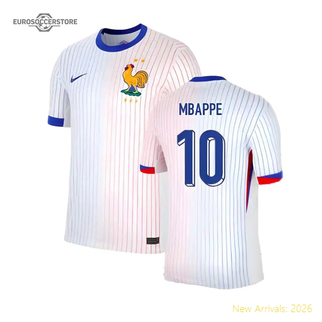 France 2024-2025 Top Away Shirt - Fashion-forward Slim Ventilation