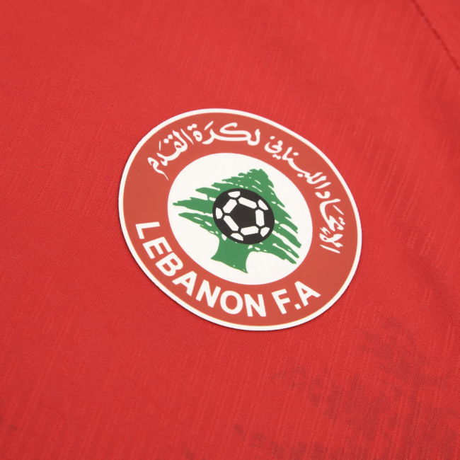 Official 2025-2026 Lebanon Home With Retro Design - Machine Washable