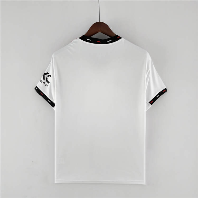 Durable Man Utd Manchester United 2223 Away Kit White Soccer Jersey