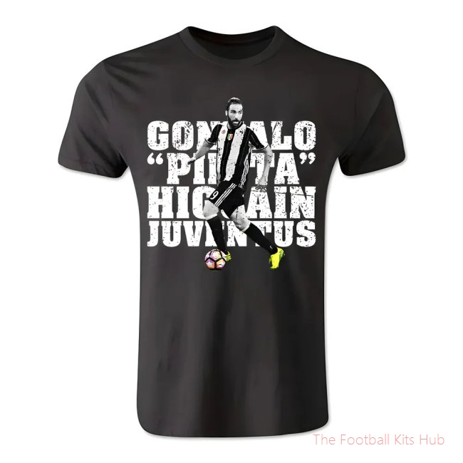 Gonzalo Higuain Juventus T-Shirt (Black)