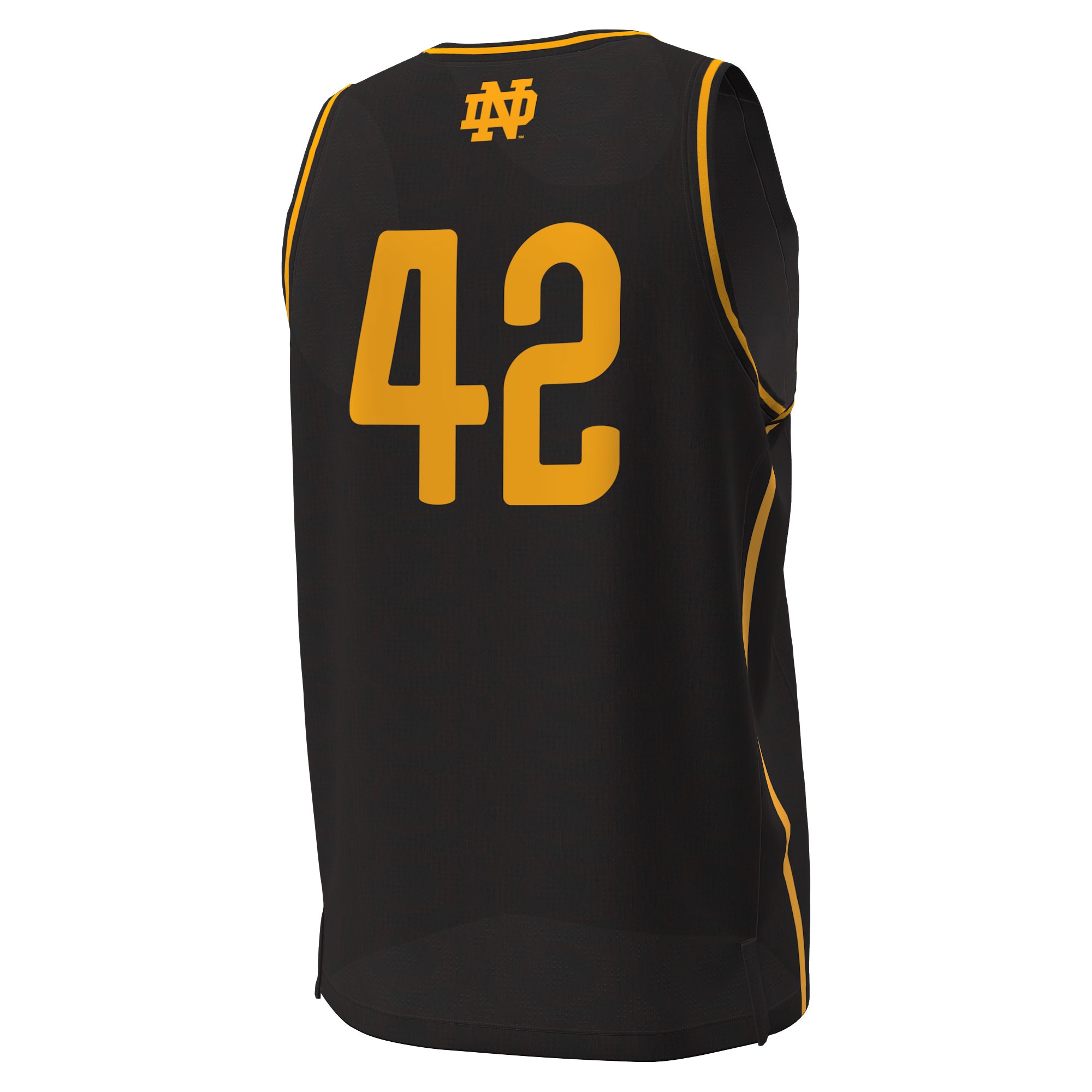[NJP] Notre Dame Fighting Irish The Bend Replica Basketball Jersey - Black