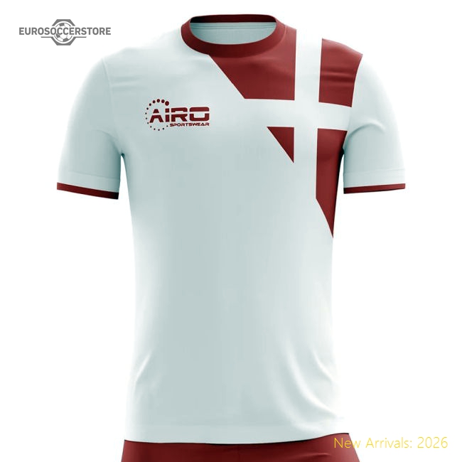 Authentic Denmark 2025-2026 Official Away Shirt Ventilation