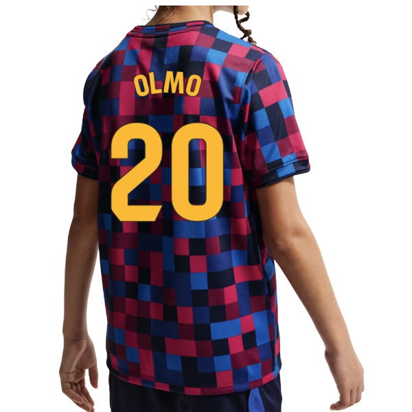 [DDJ] 2026-2027 Barcelona Pre Match Shirt (Kids) (Olmo 20)