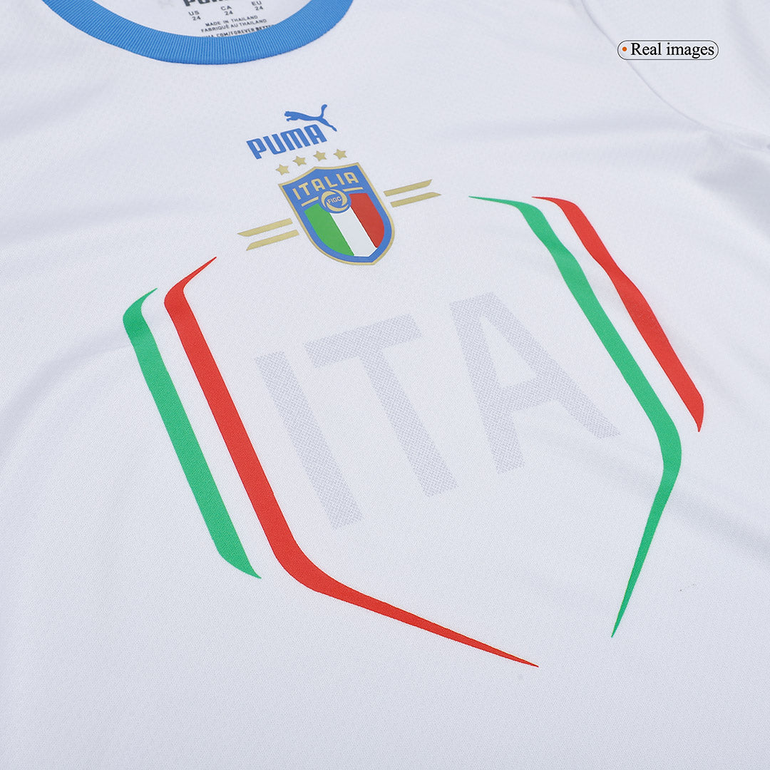 Kid's Italy Away  Soccer Jersey Kit(Jersey+Shorts) 2022 Authentic Kit