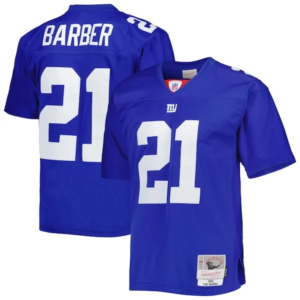 None Tiki Barber Replica Jersey - Royal | NFL Player Jersey | NFL Foot