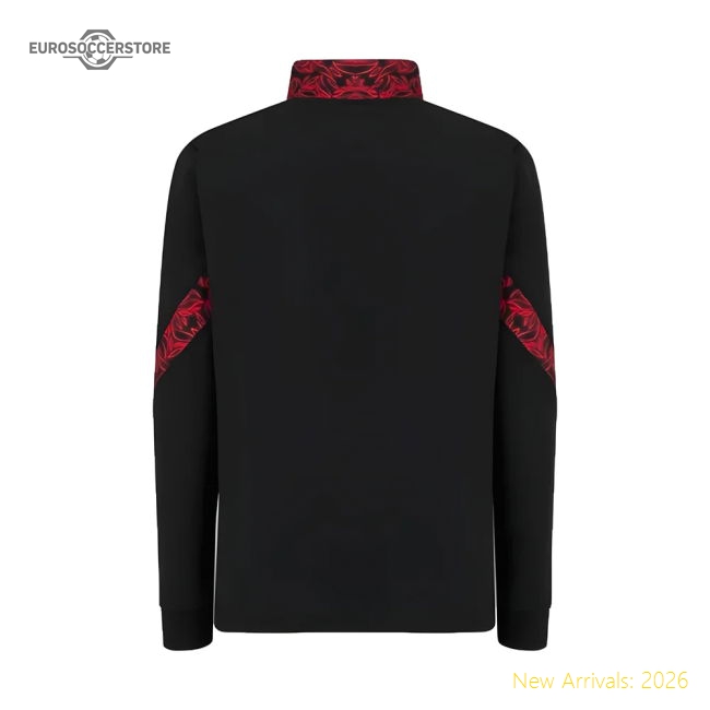 Trending 2024-2025 Athletic Bilbao Matchday Anthem Jacket (Black)