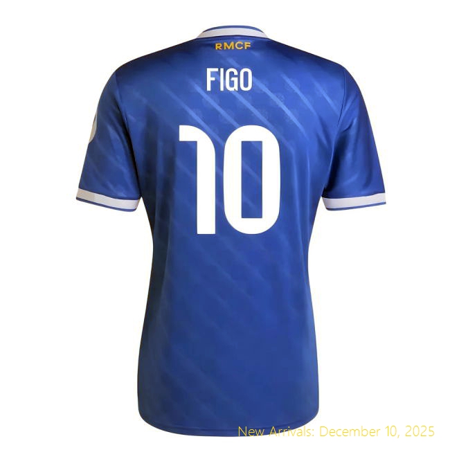 2025-2026 Real Madrid Third Shirt - High Quality Fan Gear (Figo 10)