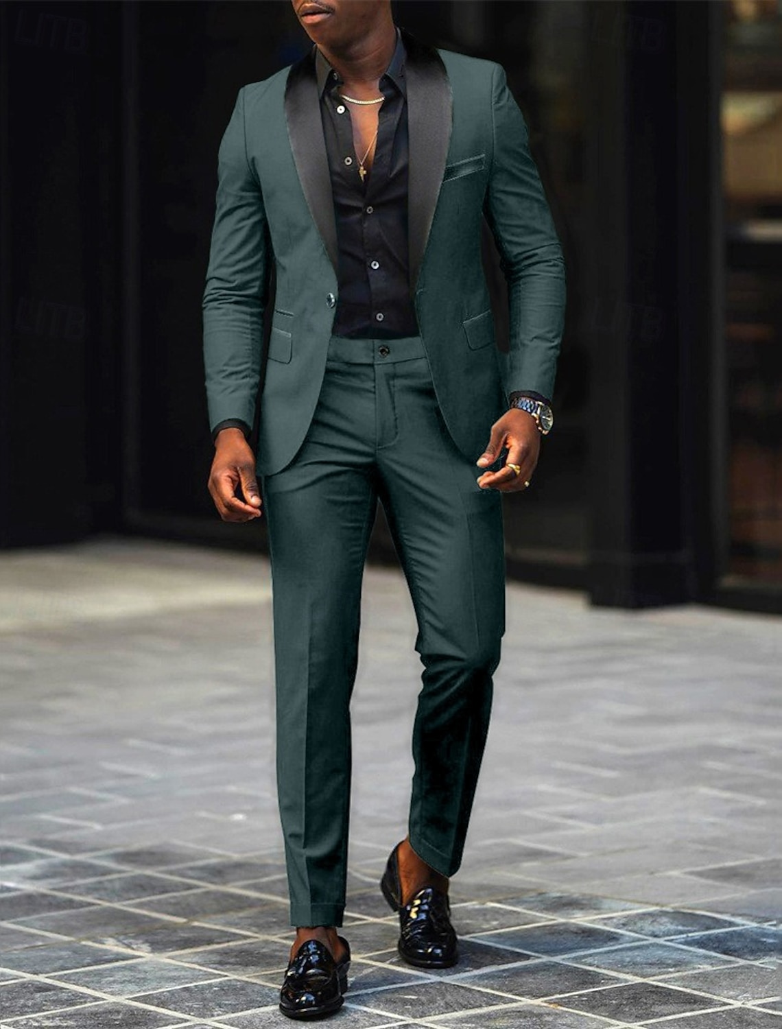 Men's Tuxedos Party Suits Beach Wedding Spring Wedding Pink Burgundy Spring & Summer Suit Shawl Lapel Fashion Casual Patchwork Slim Fit 3 Piece Single Breasted One-button