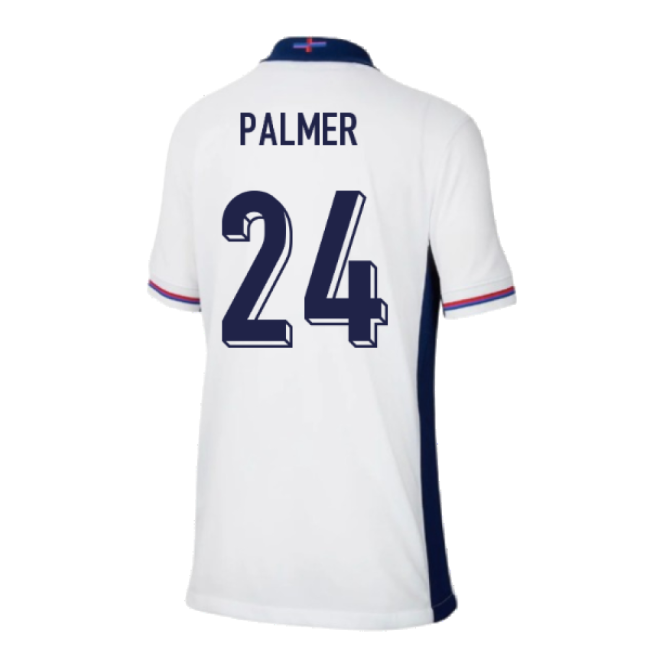 Kids Latest England Home Match Shirt 2024-2025 (Palmer 24)
