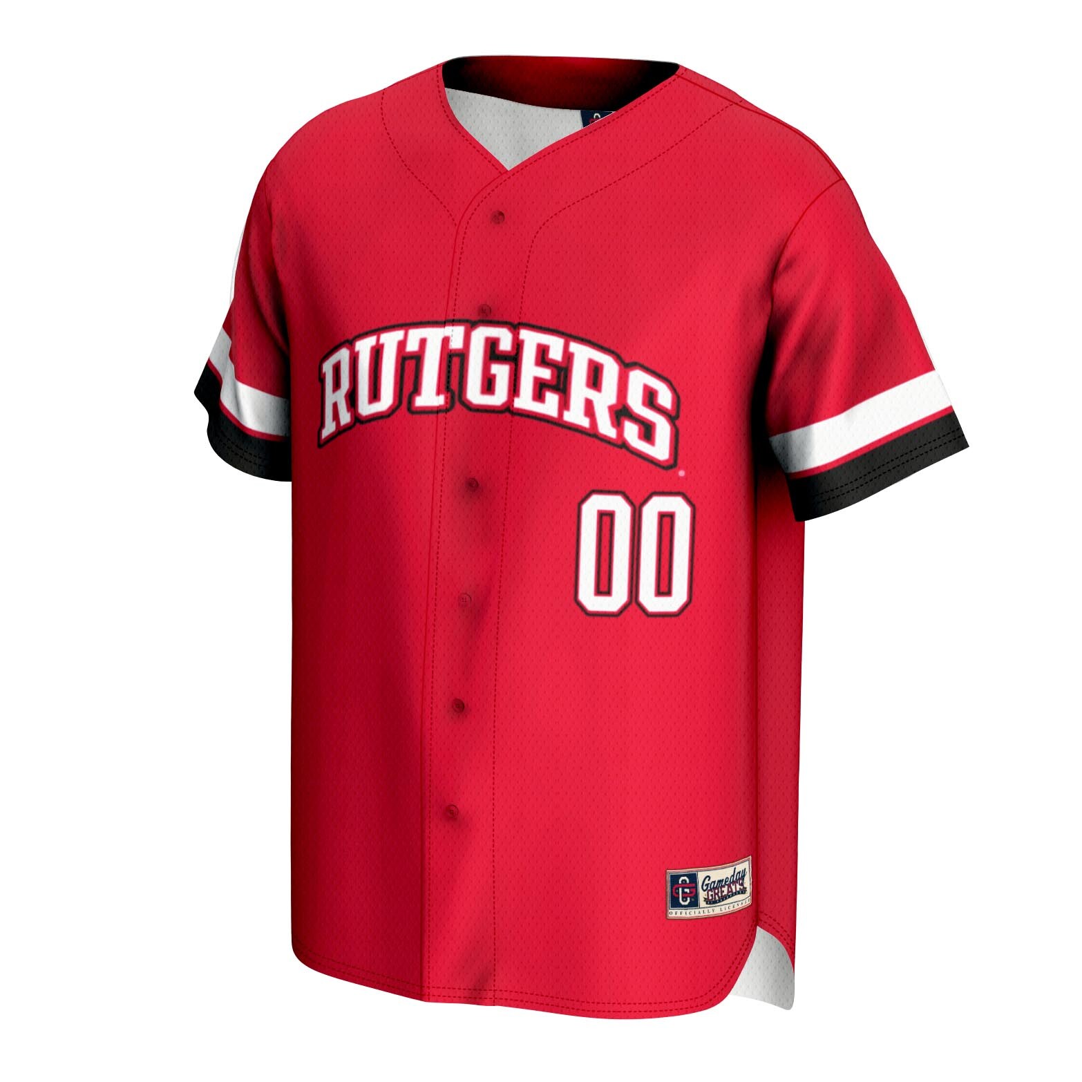 [DDG] Rutgers Scarlet Knights GameDay Greats Unisex NIL Pick-A-Player Lightweight Baseball Jersey - Scarlet