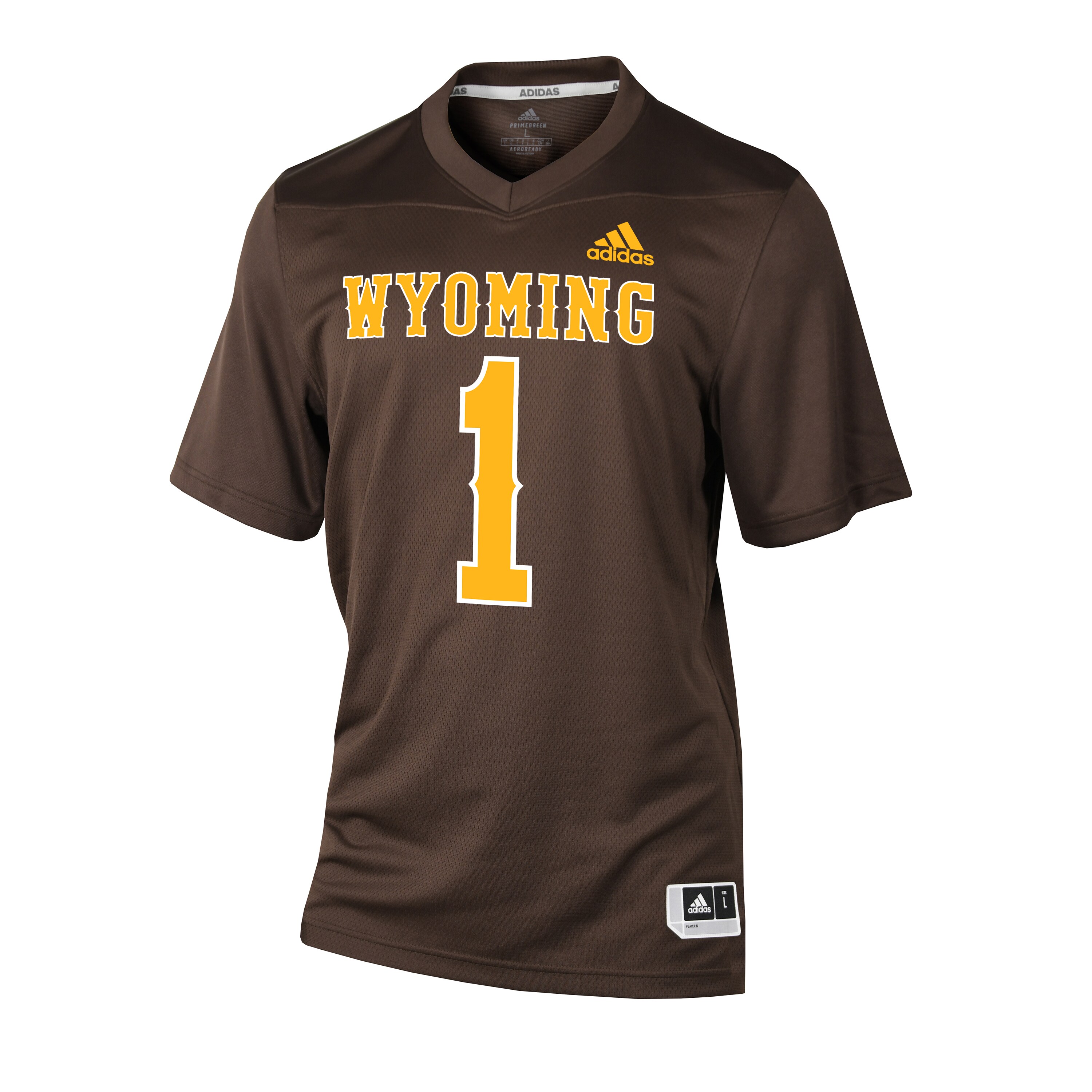 [DDG] Wyoming Cowboys Replica Football Jersey - Brown